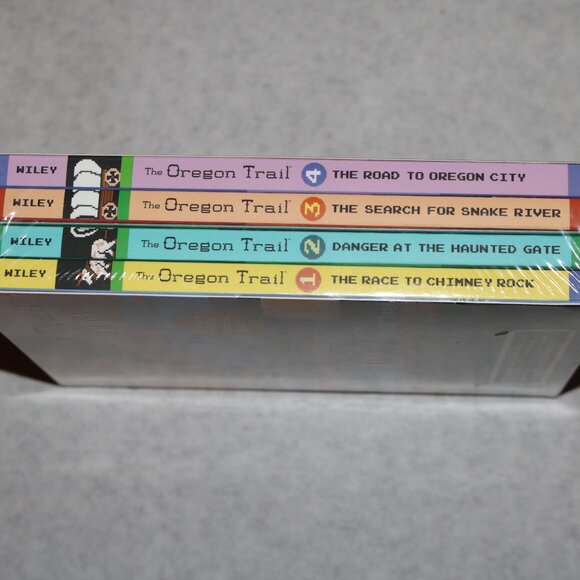 The Oregon Trail 4-Book Paperback Box Set Plus Poster Map by Jesse Wiley - Picture 3 of 3